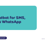AI chatbot replying to SMS and WhatsApp messages inside Salesforce